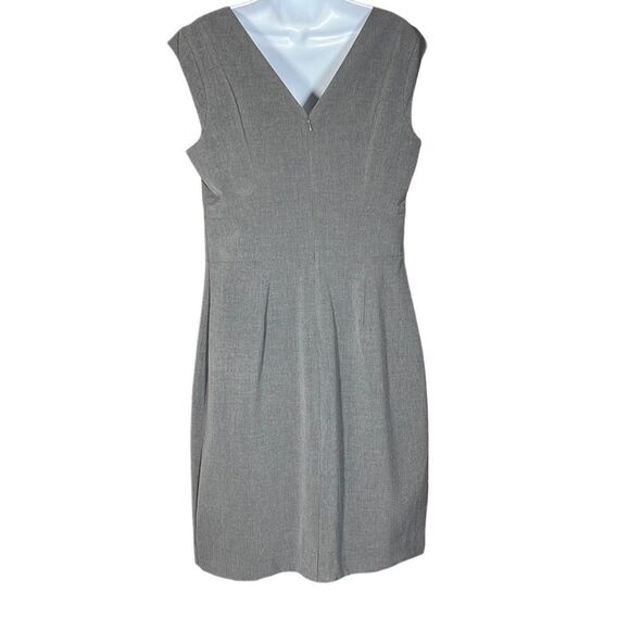 The Limited Women's Sleeveless Bateau Sheath Dress Gray Size 12 - Picture 4 of 10